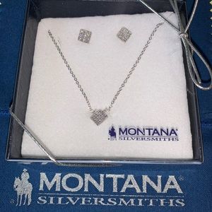 Montana Silversmiths Necklace and Earring Set NIB